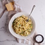 Herbed four cheese linguini