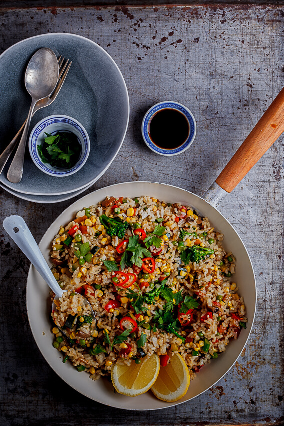 vegetable fried rice