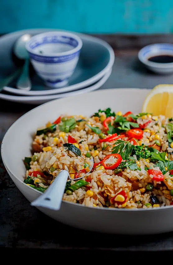 vegetable fried rice