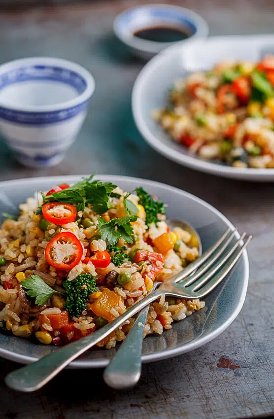 vegetable fried rice