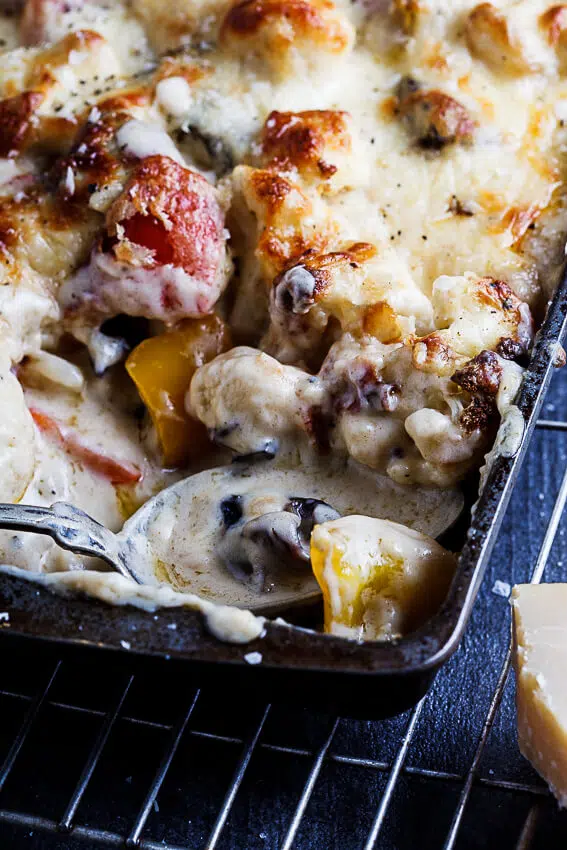 Cheesy vegetable bake