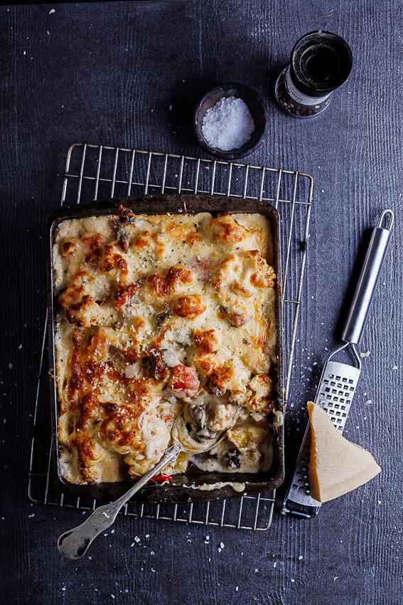 Cheesy vegetable bake