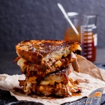Pulled pork grilled cheese