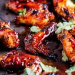 Sriracha-honey wings