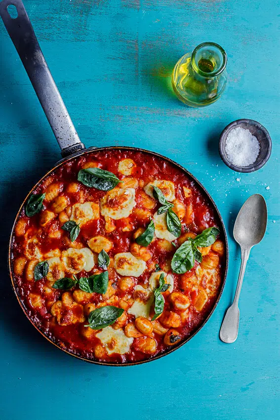 Baked Caprese Gnocchi
