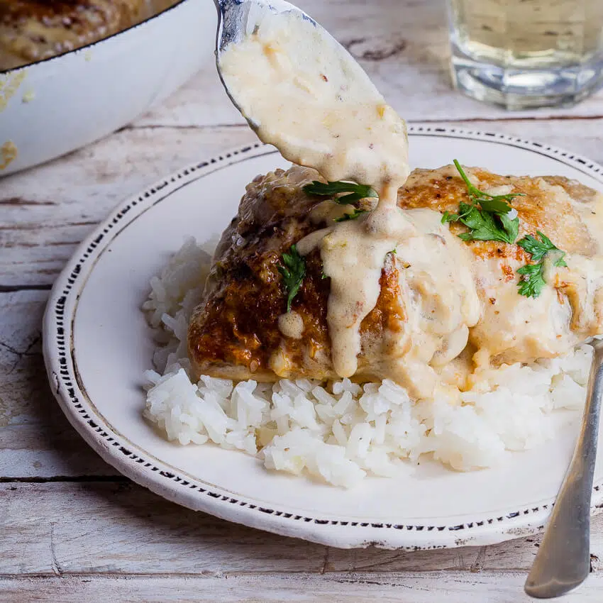 Creamy dijon chicken