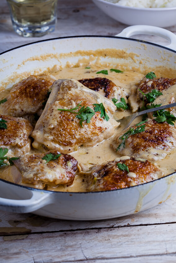 Creamy dijon chicken