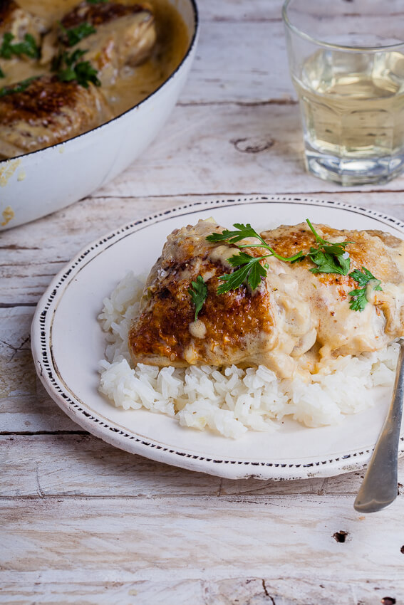 Creamy dijon chicken