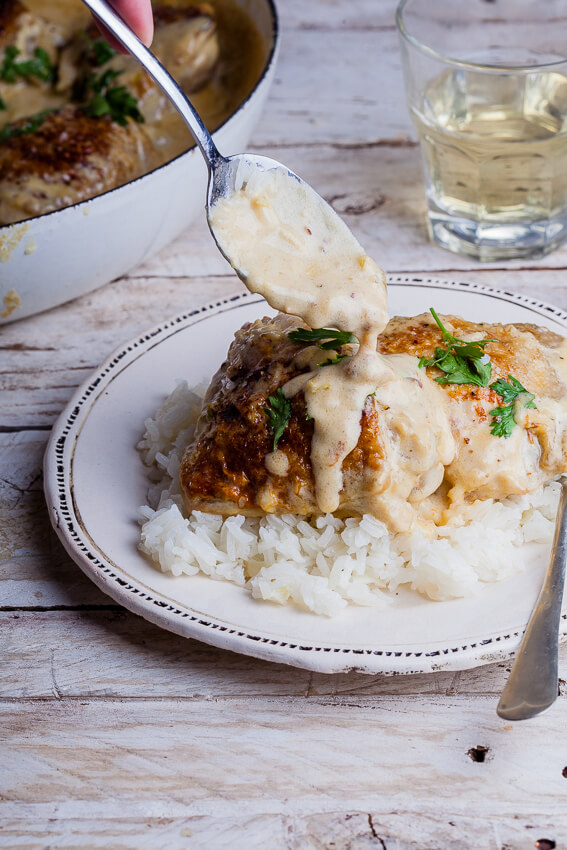 Creamy dijon chicken