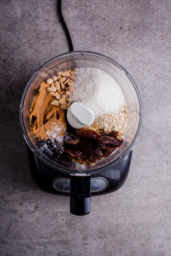 Date, cocoa and oat bites