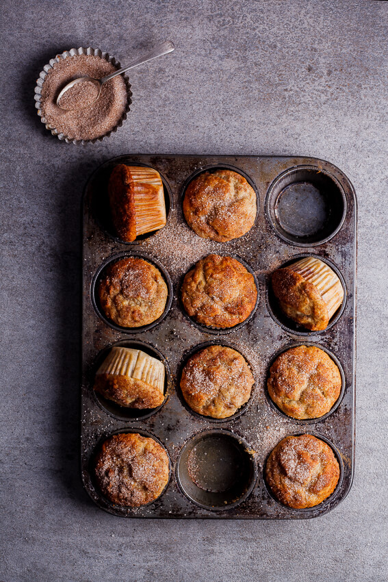 Banana, date and pecan muffins