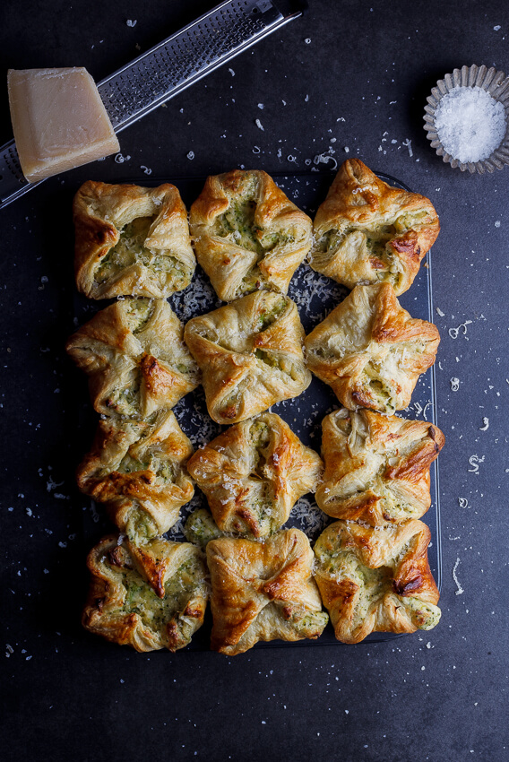 Broccoli cheese puffs