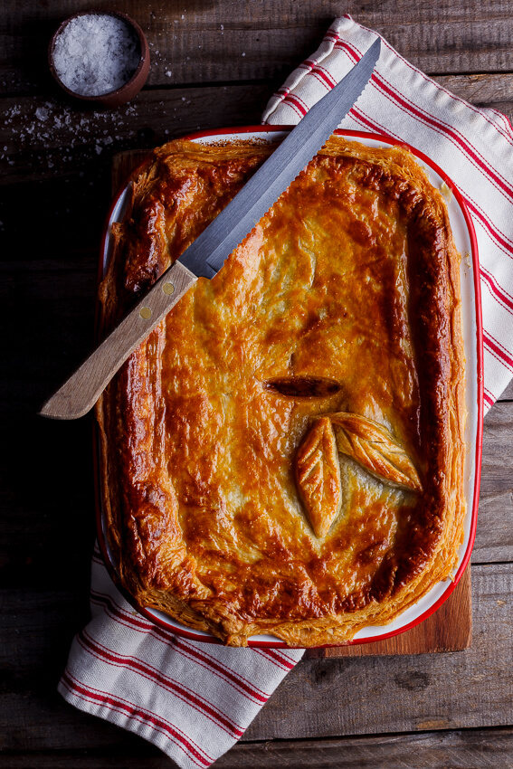 steak and mushroom pot pie