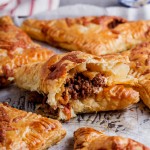 Cheesy Bolognese pies