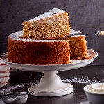 Spiced pear butter cake