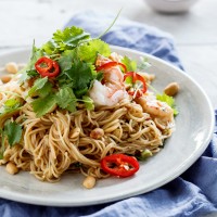 Vietnamese prawn salad with soy-lime dressing