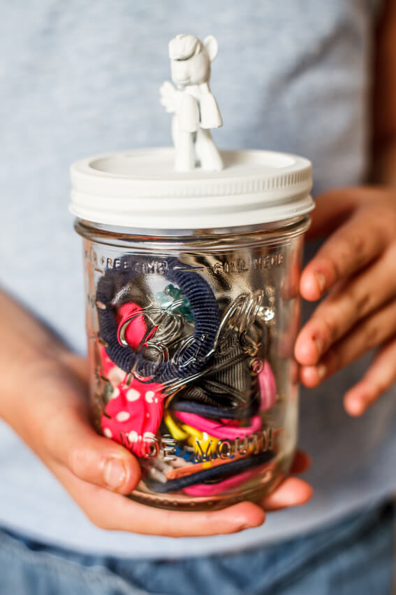 DIY mason keepsake jar