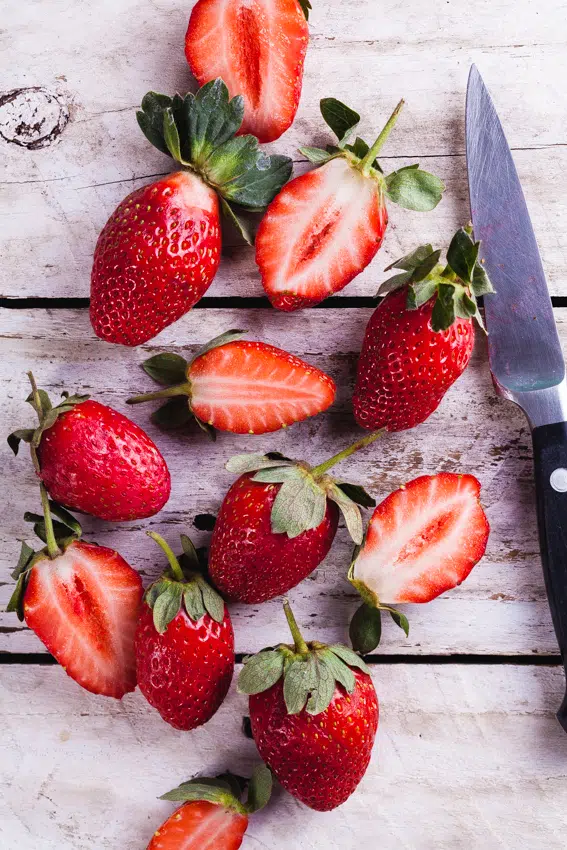 Strawberries for smoothies