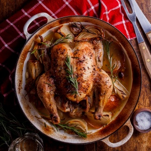 Easy Tuscan roast chicken