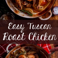 Easy Tuscan roast chicken