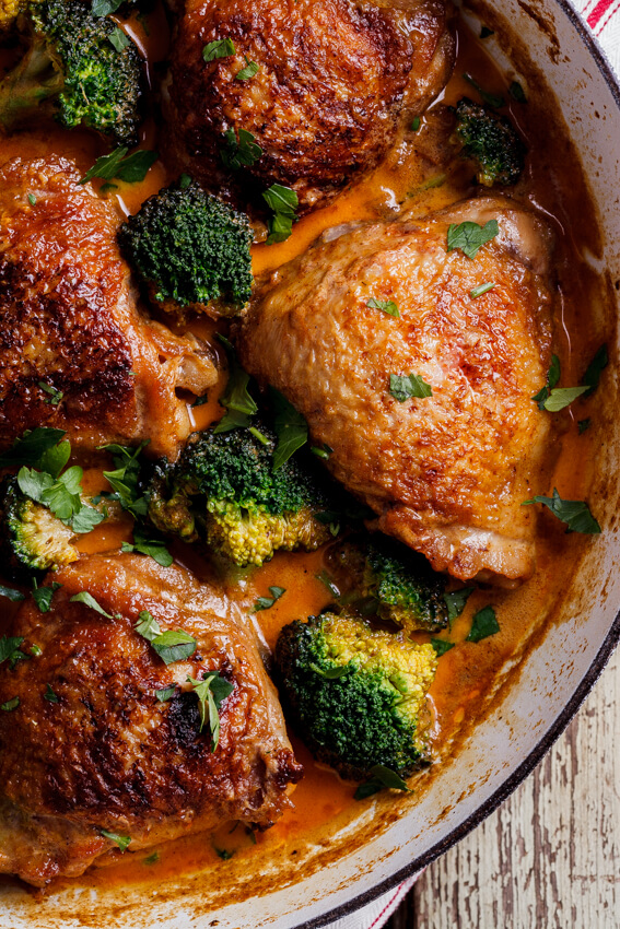 Coconut curry chicken thighs
