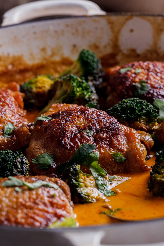 Coconut curry chicken thighs