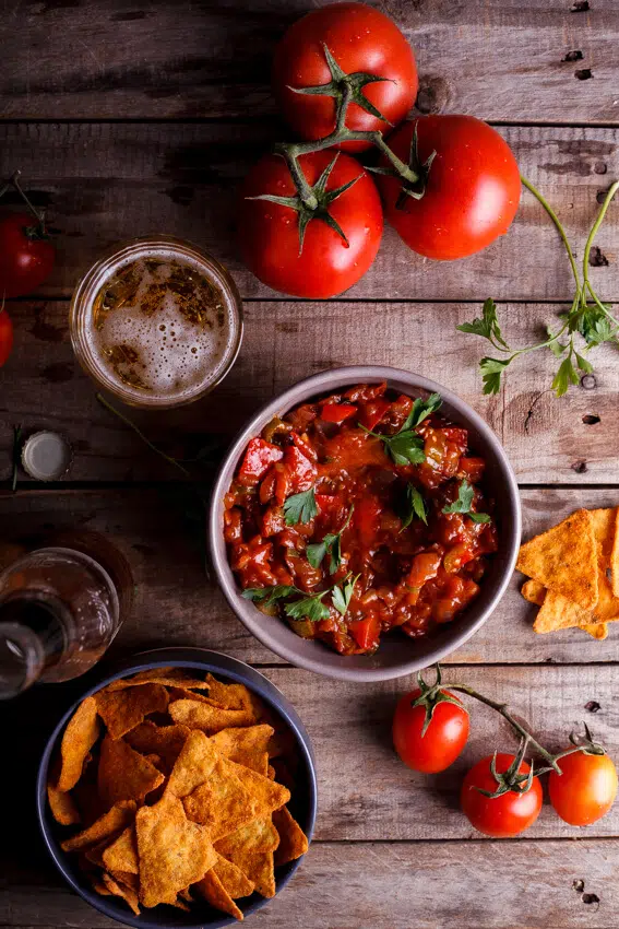 Easy home-made salsa