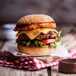 Hash brown cheeseburgers