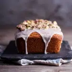 Lemon coconut oil cake