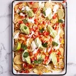 Rotisserie chicken nachos