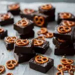 Easy salted pretzel chocolate fudge