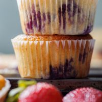 Mixed berry muffins