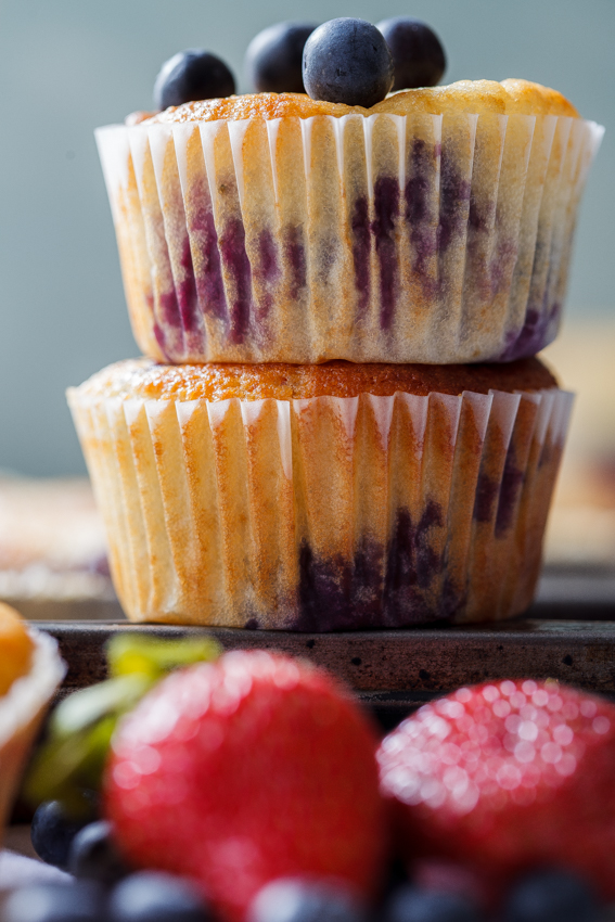 Mixed berry muffins