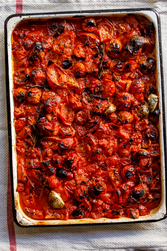 easy roasted tomato sauce