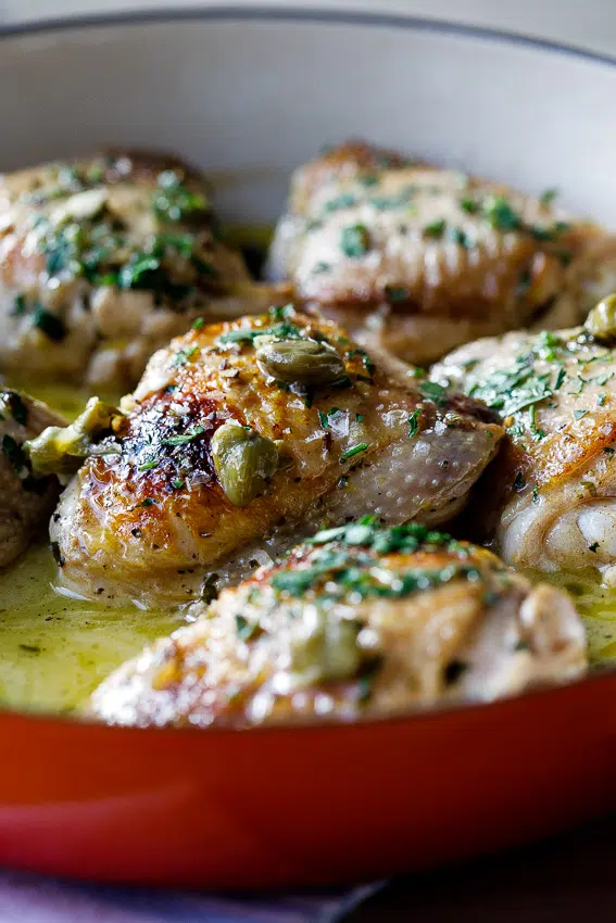 Chicken Piccata Thighs