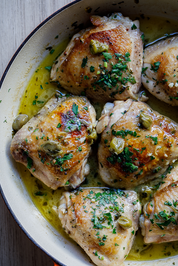 Chicken Piccata Thighs