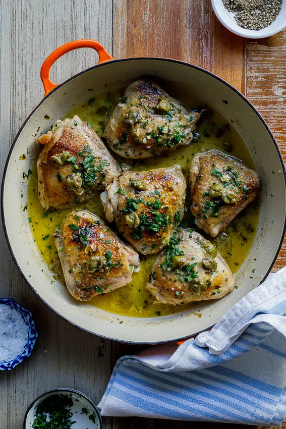 Chicken Piccata Thighs