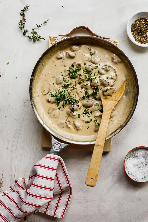 Easy creamy mushroom sauce