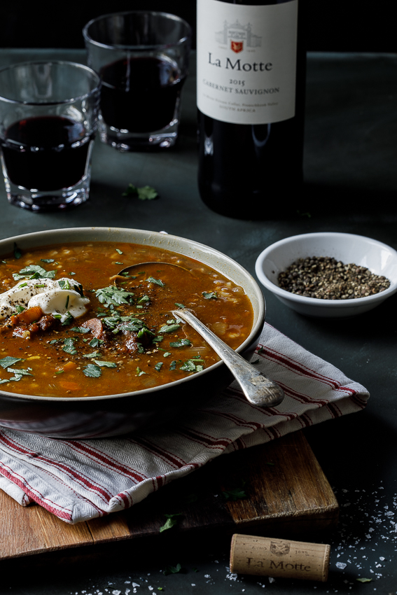 Lamb and barley soup