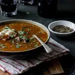 Lamb and barley soup