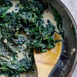 Easy creamed spinach