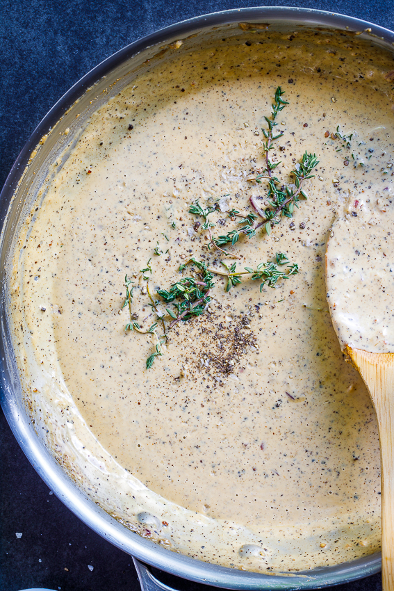 Easy creamy pepper sauce