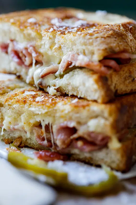 Bacon jalapeno grilled cheese