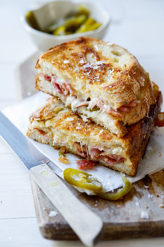 Bacon jalapeno grilled cheese