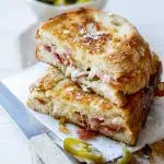 Bacon jalapeno grilled cheese