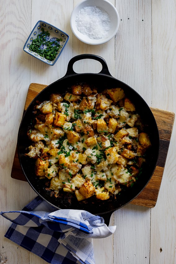 Roasted cheesy breakfast potatoes Simply Delicious