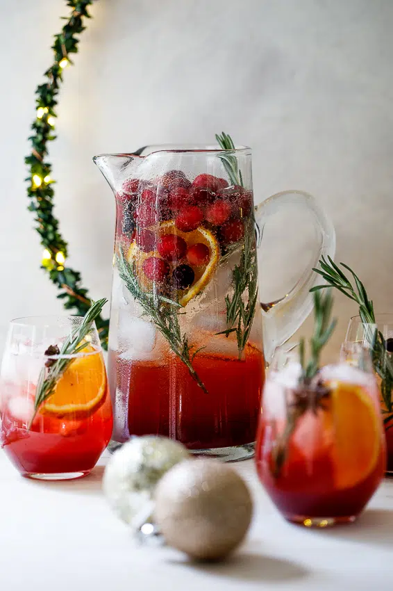 Christmas Cranberry Sangria