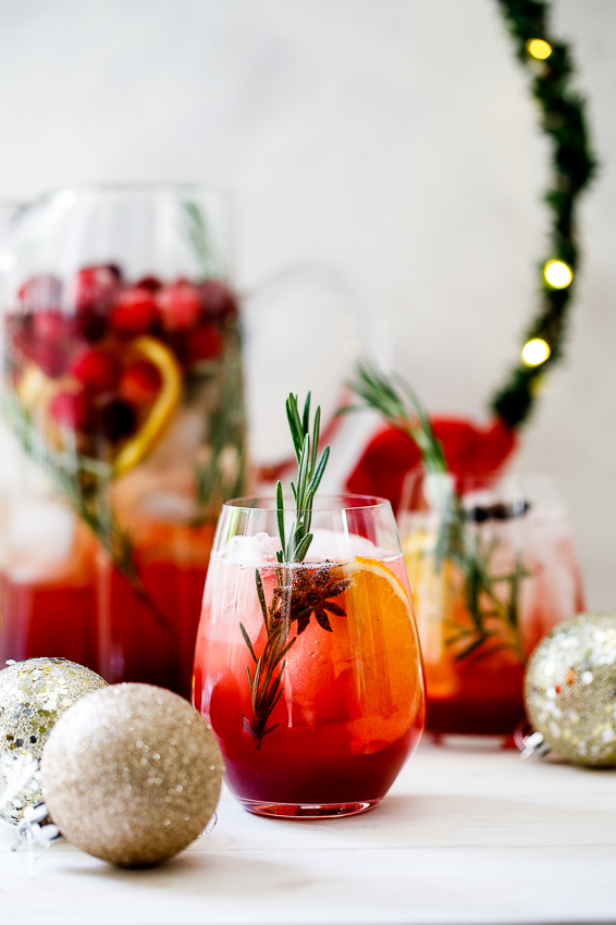 Christmas Cranberry Sangria