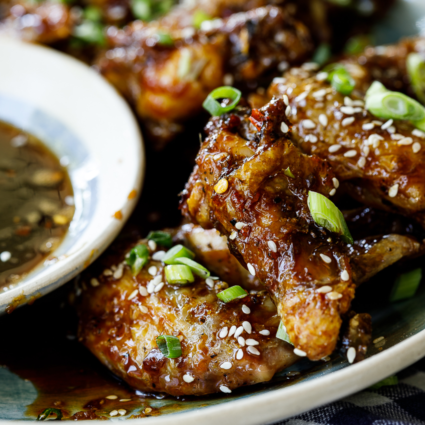 cooked chicken wings