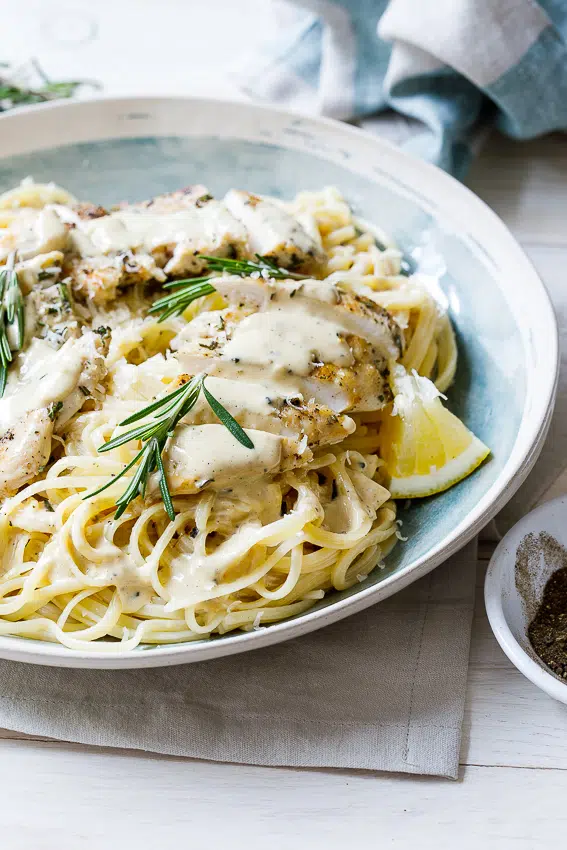 Rosemary cream chicken pasta